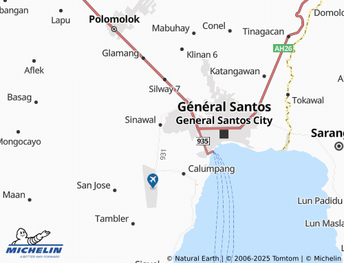 MICHELIN Apopong map - ViaMichelin