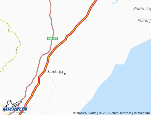 MICHELIN Beringin Agung map - ViaMichelin