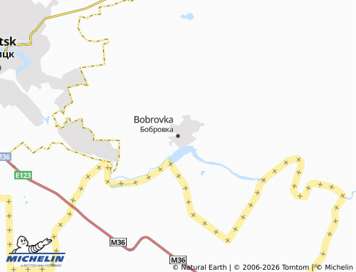 MICHELIN-Landkarte Bobrovka - ViaMichelin