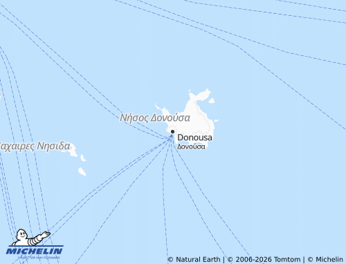 Carte MICHELIN Donousa - ViaMichelin
