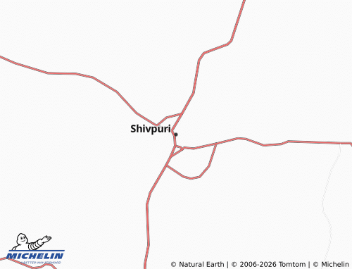 MICHELIN Shivpuri map - ViaMichelin