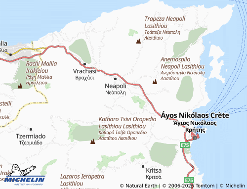 MICHELIN Vryses map - ViaMichelin