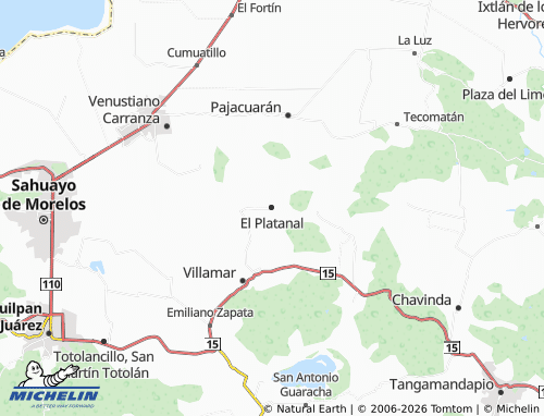 Mappa MICHELIN El Platanal - ViaMichelin