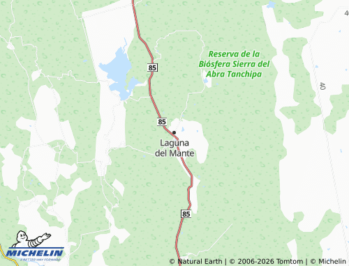 Mappa MICHELIN Laguna del Mante - ViaMichelin