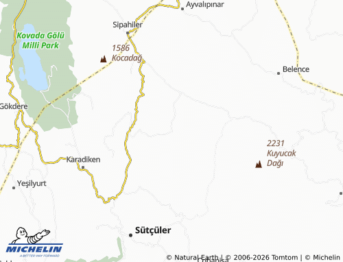 MICHELIN Yeniköy map - ViaMichelin