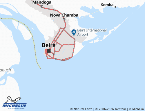 MICHELIN Macuti map - ViaMichelin