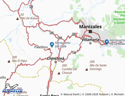 Mappa MICHELIN Las Pavas - ViaMichelin
