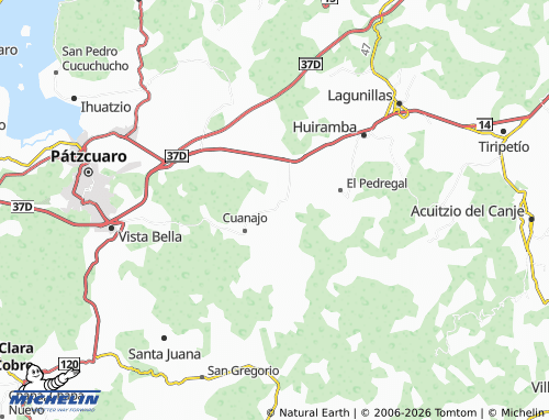 Mapa MICHELIN Tupátaro - ViaMichelin