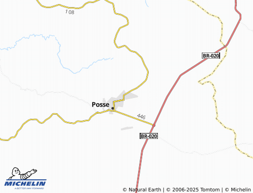 MICHELIN Setor Mãe Bela map - ViaMichelin