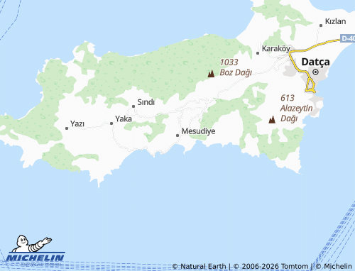MICHELIN Mesudiye map - ViaMichelin