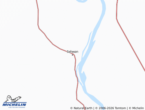 MICHELIN Sehwan map - ViaMichelin