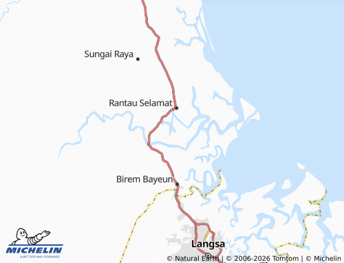 MICHELIN Gampong Bayeun map - ViaMichelin