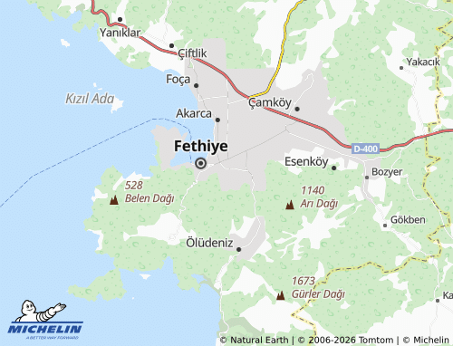 MICHELIN Taşkaya map - ViaMichelin
