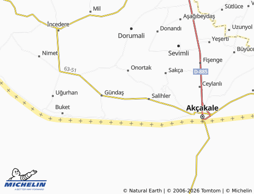 MICHELIN Bilece map - ViaMichelin