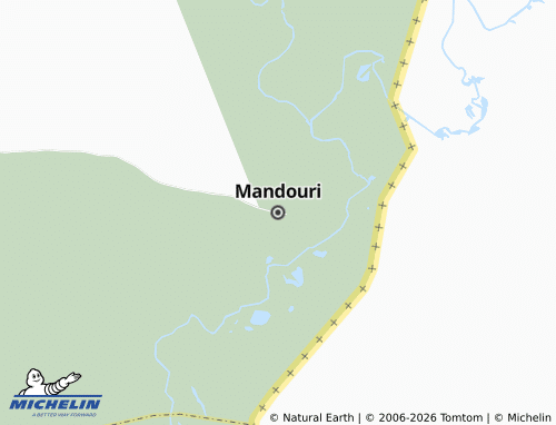 MICHELIN Mandouri map - ViaMichelin