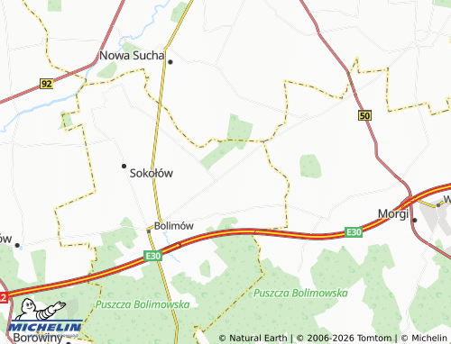 MICHELIN Humin map - ViaMichelin