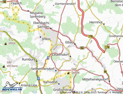 Carte MICHELIN Hetzwalde - ViaMichelin