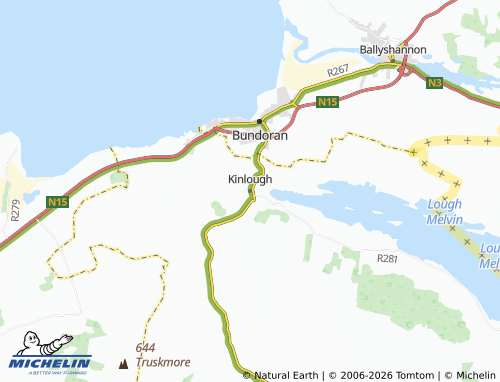 Mappa MICHELIN Kinlough - ViaMichelin