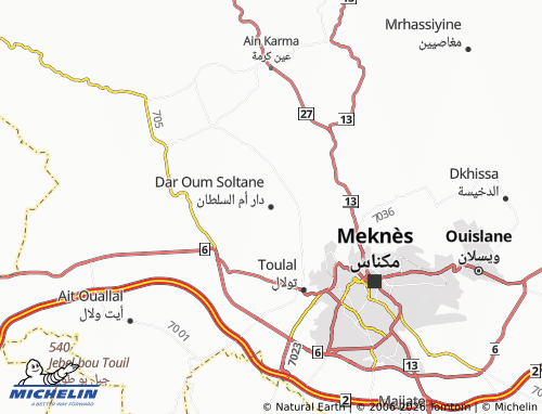 Mappa MICHELIN Dar Um al-Sultan - ViaMichelin