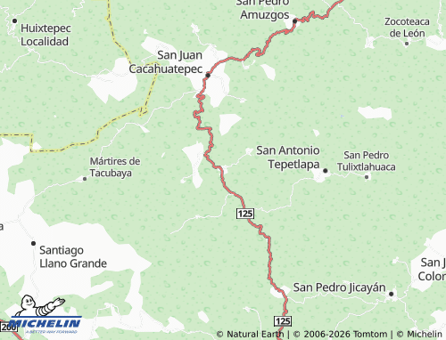 Mapa MICHELIN San Sebastián Ixcapa - ViaMichelin