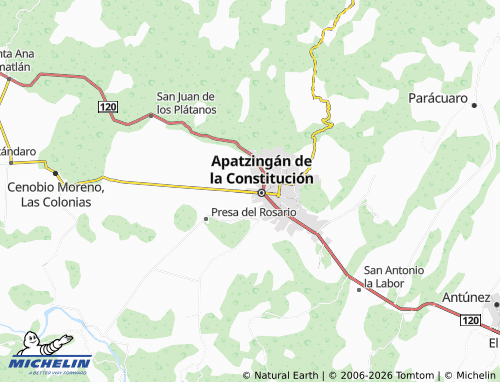 Mapa MICHELIN Huerta de Garapicho - ViaMichelin
