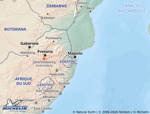 Carte MICHELIN Mozambique - ViaMichelin