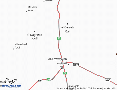 Mappa MICHELIN al-Nahdah - ViaMichelin