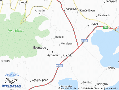 Mapa MICHELIN Menderes - ViaMichelin