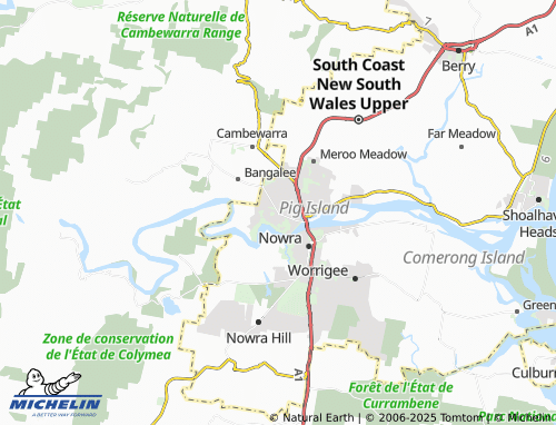 MICHELIN-Landkarte North Nowra - ViaMichelin