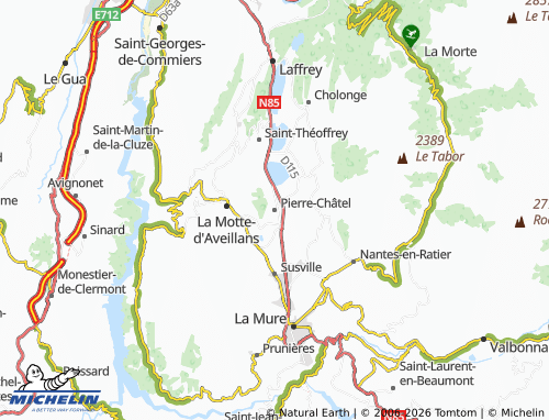 Mappa MICHELIN Pierre-Châtel - ViaMichelin