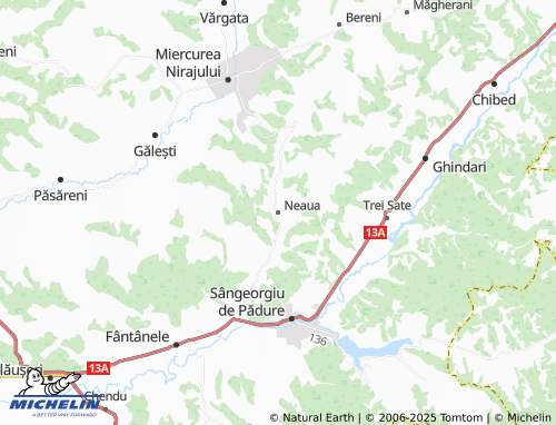 MICHELIN Neaua map - ViaMichelin