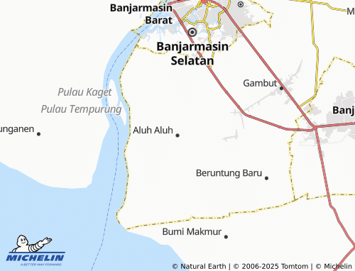 MICHELIN Aluh Aluh map - ViaMichelin