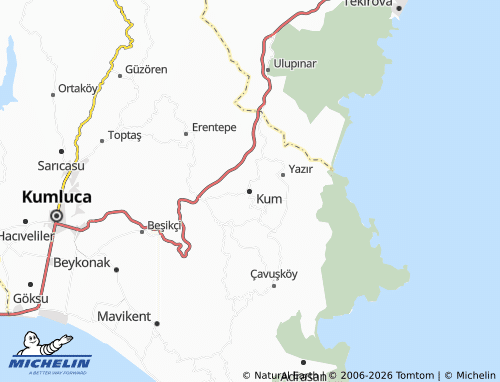 MICHELIN Kum map - ViaMichelin