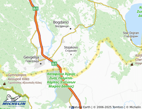 MICHELIN Stojakovo map - ViaMichelin