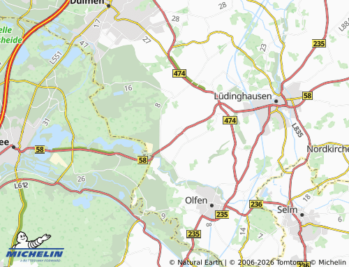 MICHELIN Emkum map - ViaMichelin