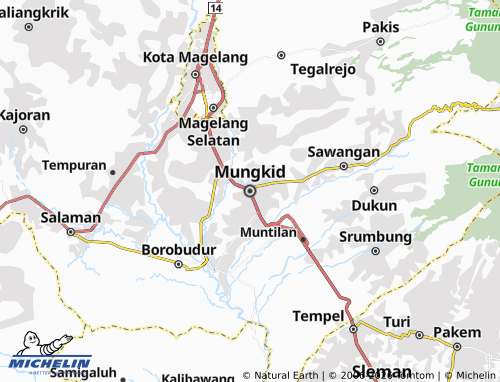 MICHELIN Mungkid map - ViaMichelin