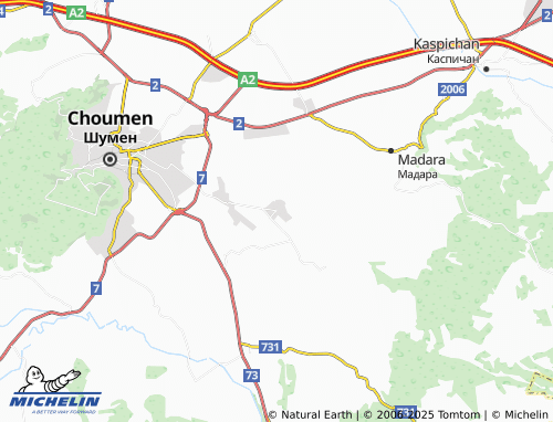 MICHELIN Vasil Drumev map - ViaMichelin