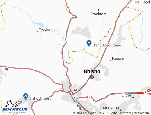 MICHELIN Dikazi map - ViaMichelin