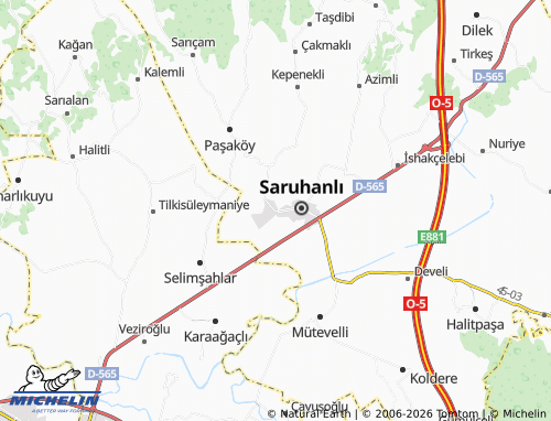MICHELIN Kurtuluş map - ViaMichelin