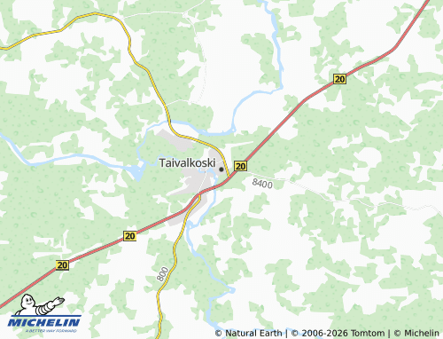 Carte MICHELIN Taivalkoski - ViaMichelin