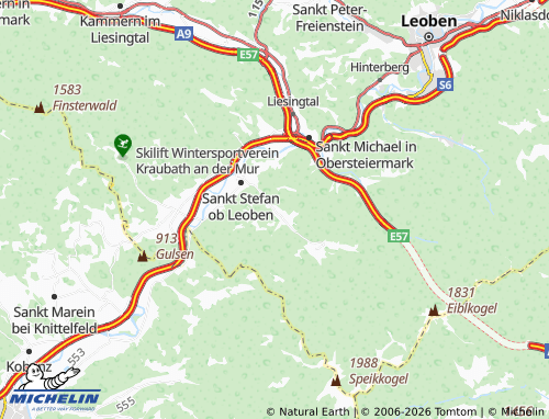 MICHELIN-Landkarte Vorlobming - ViaMichelin