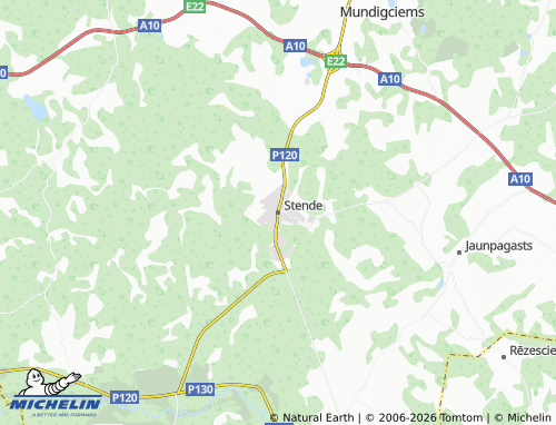 Mapa MICHELIN Stende - ViaMichelin