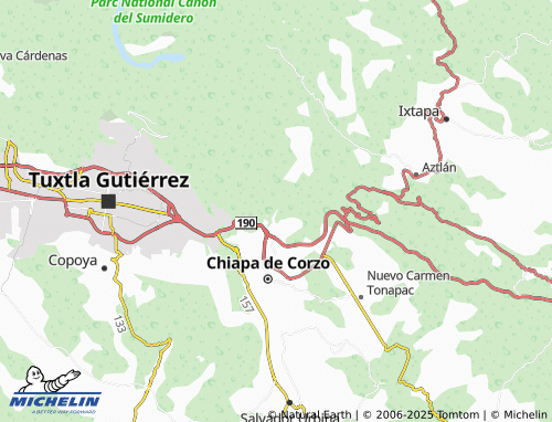 MICHELIN 16 de Febrero map - ViaMichelin