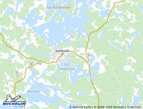 MICHELIN-Landkarte Hyppyrimäki - ViaMichelin