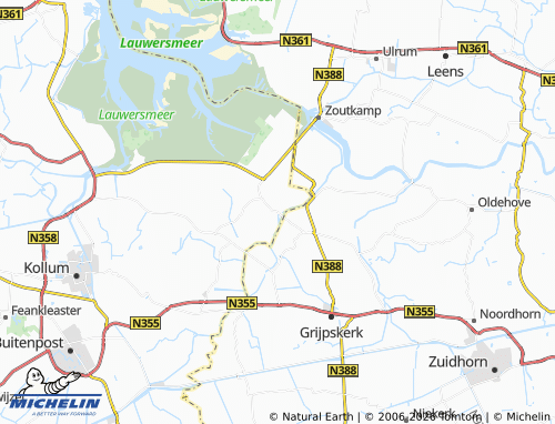 Carte MICHELIN Munnekezijl - ViaMichelin