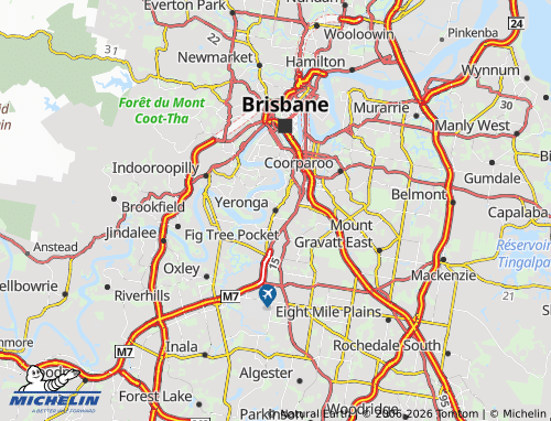 MICHELIN Yeronga map - ViaMichelin