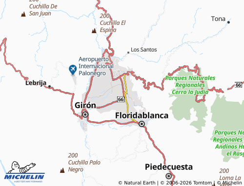 MICHELIN La Ceiba map - ViaMichelin