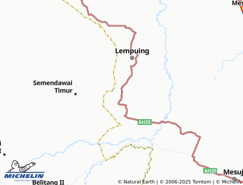 MICHELIN-Landkarte Tugumulyo - ViaMichelin