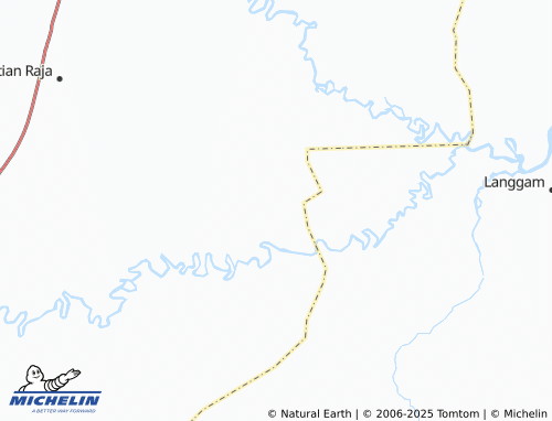 MICHELIN Sungai Bunga map - ViaMichelin