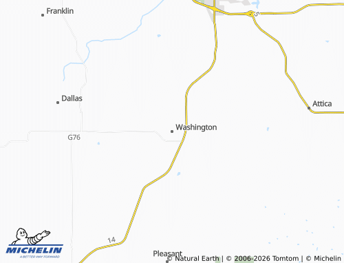 Mappa MICHELIN Washington - ViaMichelin